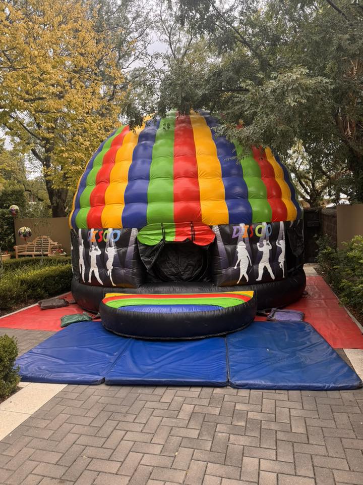 Disco dome jumping castle